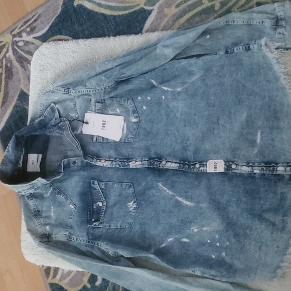 Men's Jean Jacket by 1992 Basics and Zipcode Designs original Denim - Picture 4 of 5